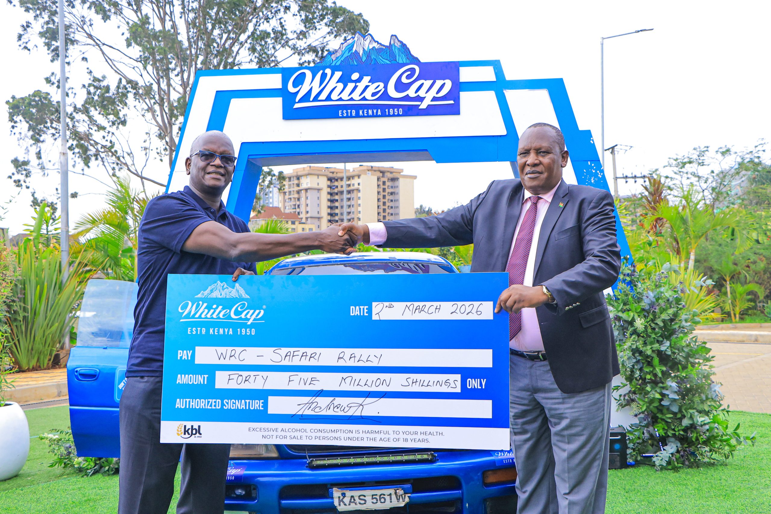 White Cap commits Ksh45 million to WRC Safari Rally 2026