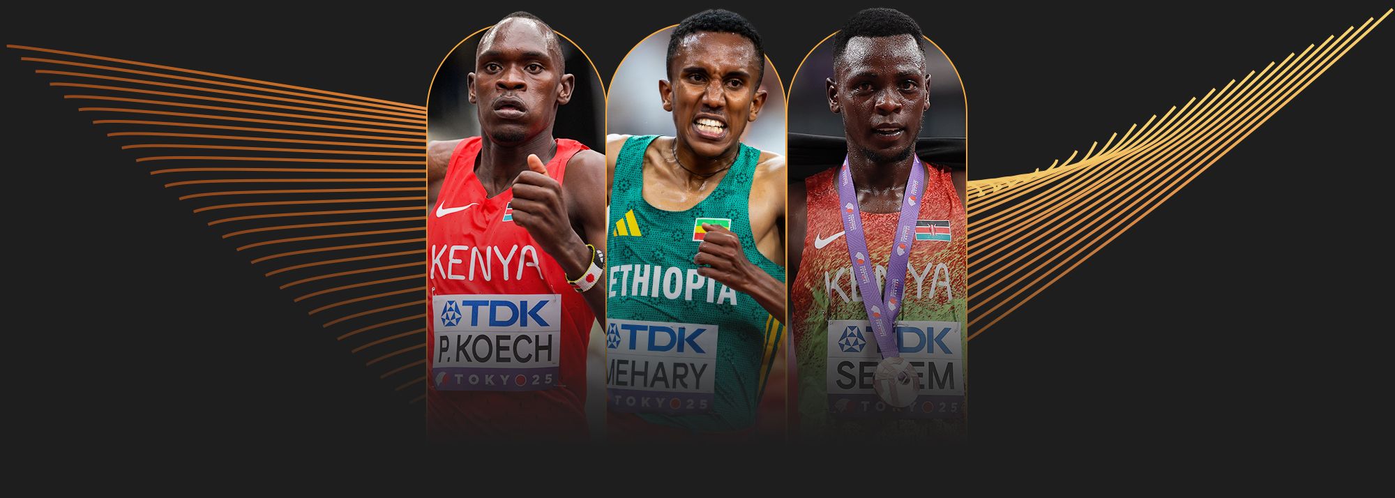 Koech, Serem to battle Ethiopia’s Mehary for 2025 Men’s Rising Star Award